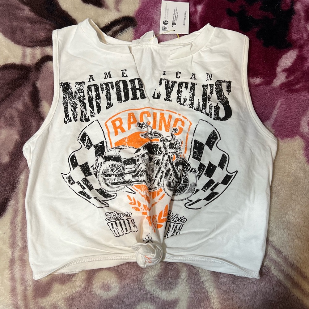 Crop top race inspired